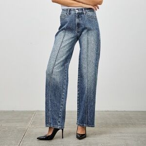 Mid Rise Straight Pants